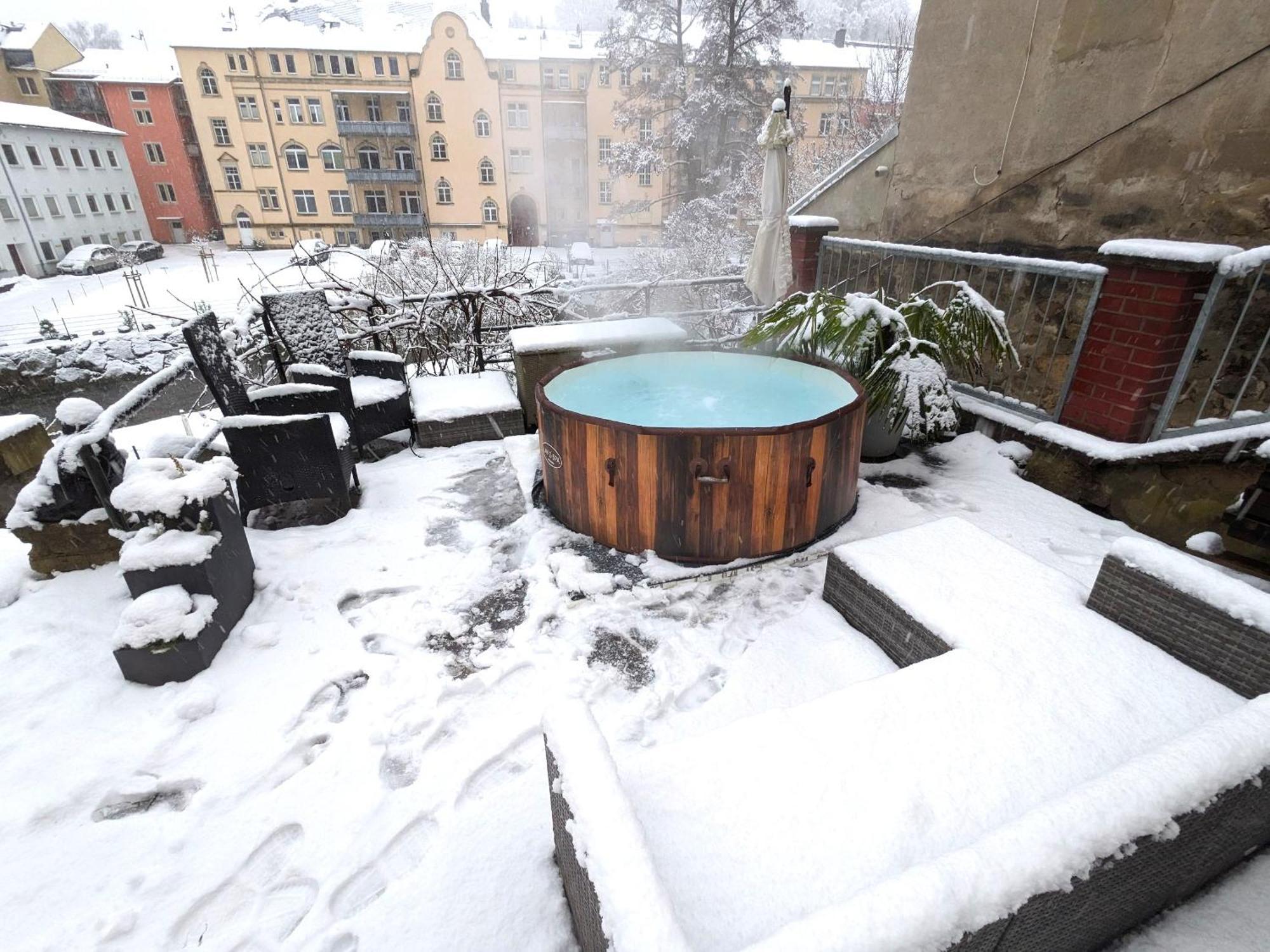 F1 - Urlaubsmagie - Helle Wohnung Mit Sauna & Pool & Whirlpool Sebnitz Exteriér fotografie