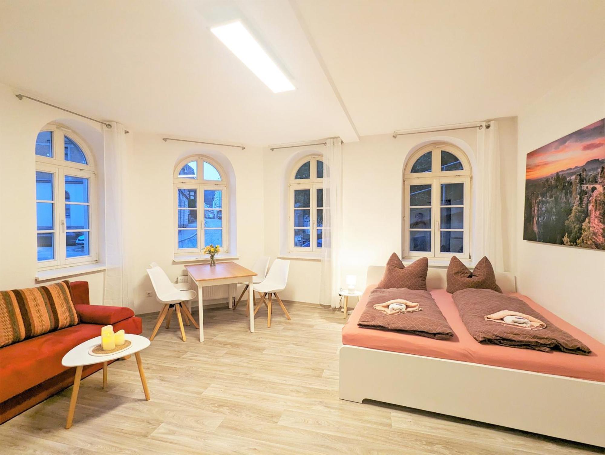 F1 - Urlaubsmagie - Helle Wohnung Mit Sauna & Pool & Whirlpool Sebnitz Exteriér fotografie