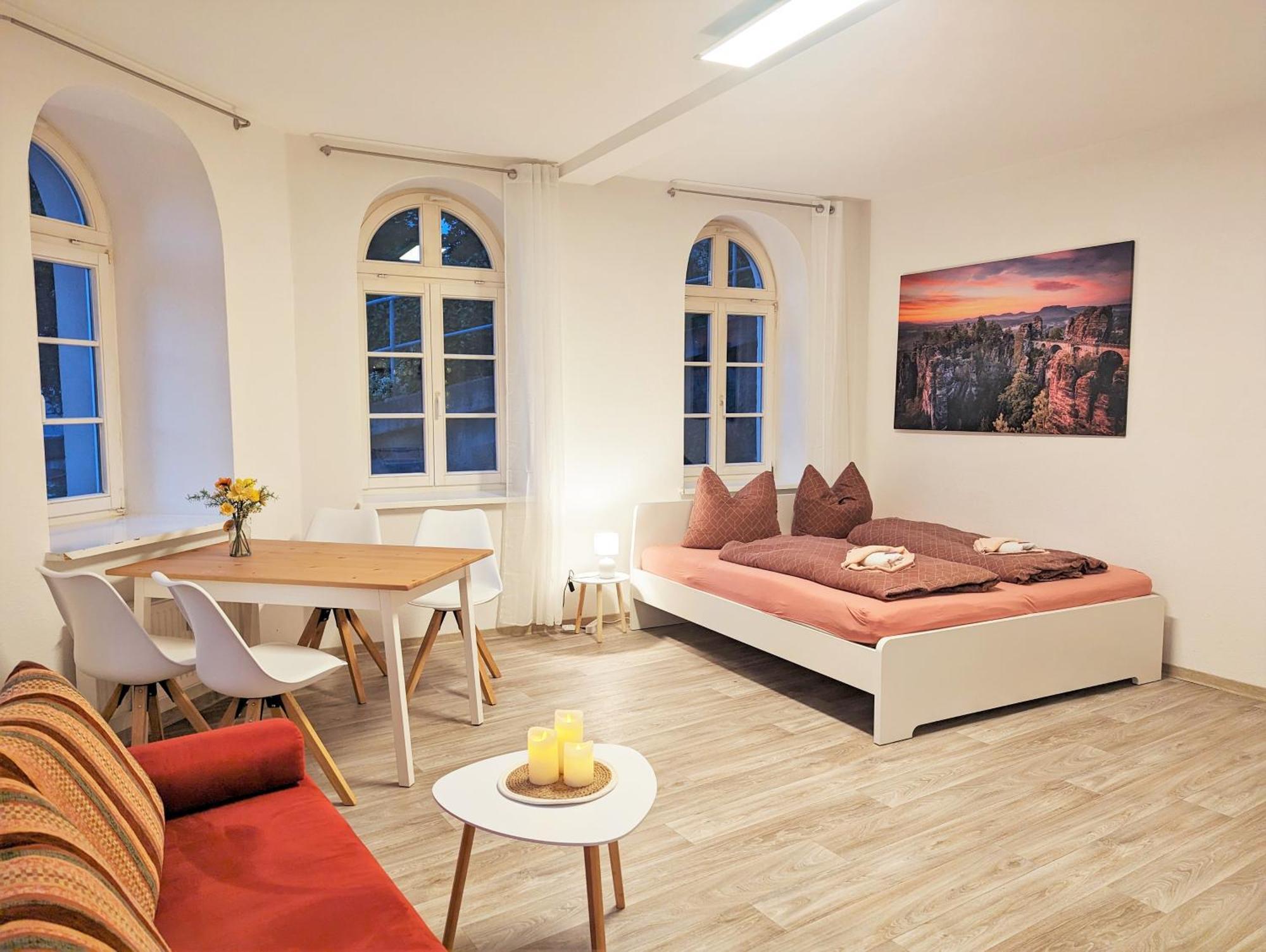 F1 - Urlaubsmagie - Helle Wohnung Mit Sauna & Pool & Whirlpool Sebnitz Exteriér fotografie